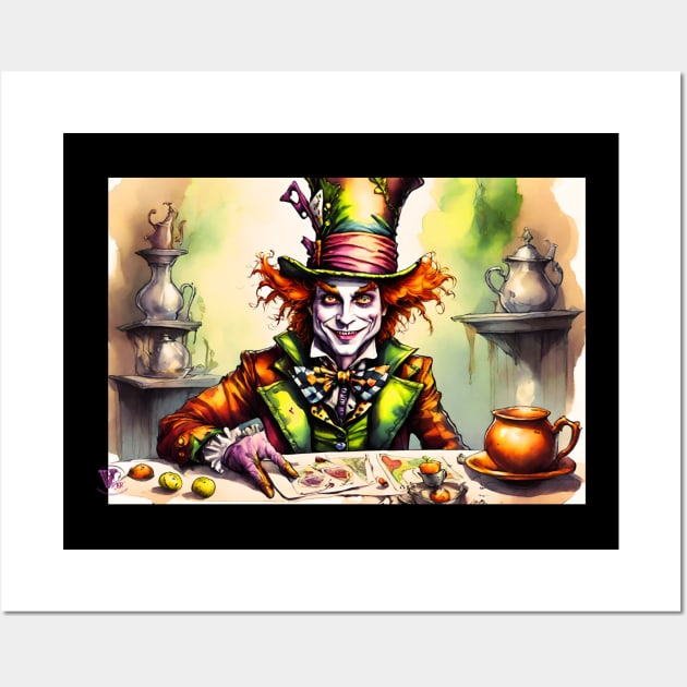 Mad Hatter Tea Wall Art by Viper Unconvetional Concept